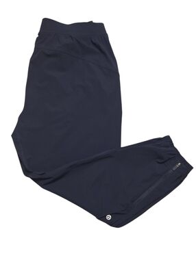 Lululemon Dance Studio Pants Zip Ankle Navy Blue 12